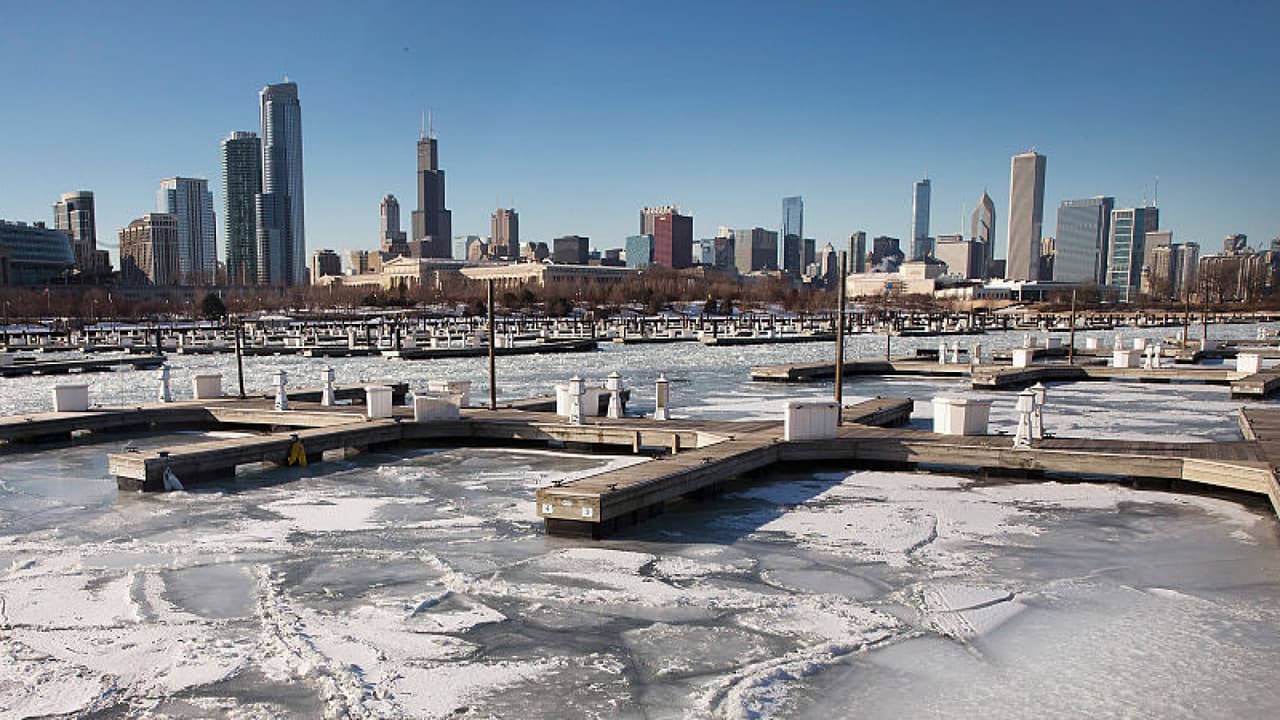 Chicago amanece bajo cero y este miércoles podría ser el décimo día consecutivo con nieve