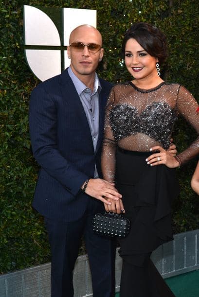 Gredmarie Colón junto Alexis desfilaron así en el 2013, pero este año anunciaron su separación.