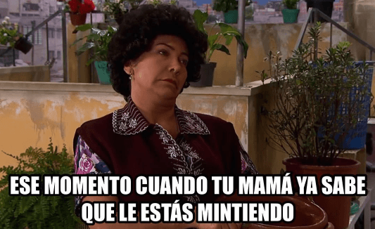 Todas las mamás nacieron con un detector de mentiras.