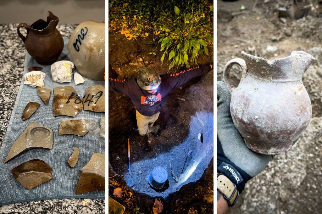 Arqueólogos urbanos desentierran 'tesoros' en casa del siglo XIX en Manhattan