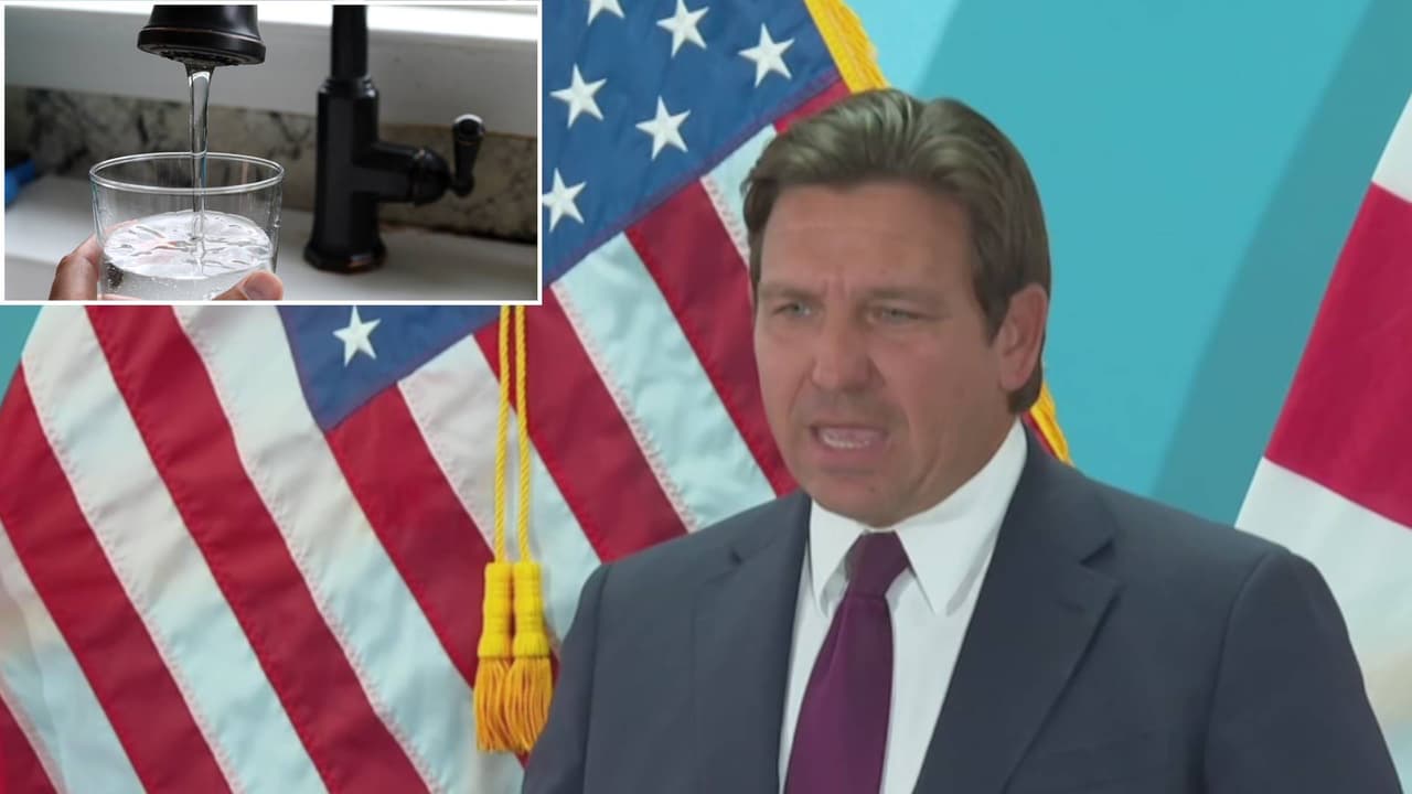 Fin al fluoruro en el agua de Florida: DeSantis ratifica su decisión de firmar la ley SB-700