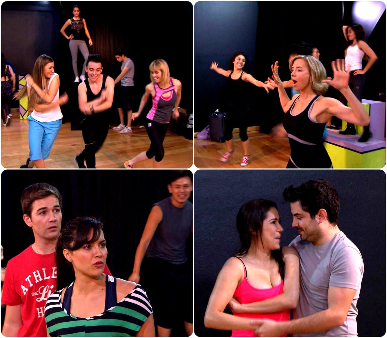 Mientras tanto, Hilda Mercedes y Felipe estaban muy cerquita...