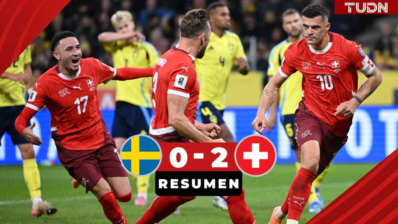 Resumen | Suiza lidera el Grupo B tras vencer a Suecia