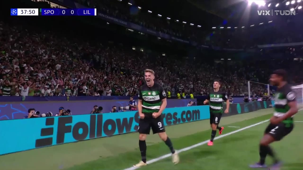 Resumen | Sporting Lisboa vence a Lille en debut de Maxi Araújo