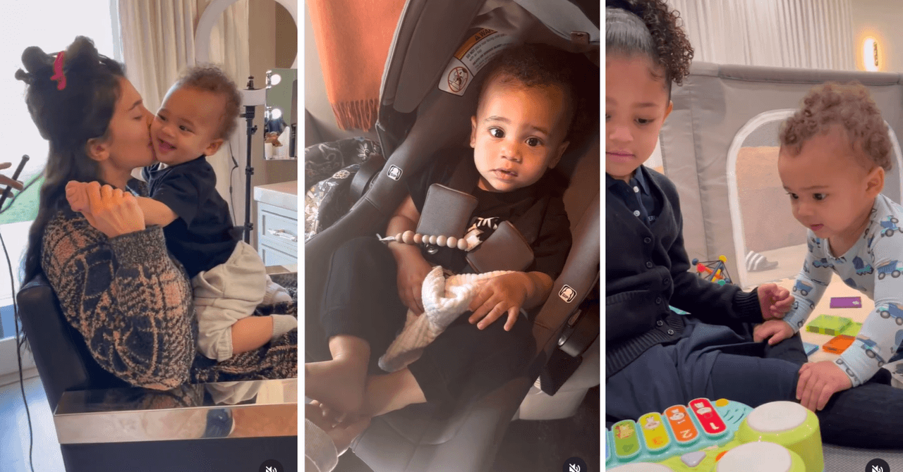 Kylie Jenner compartió nuevas imágenes de su hijo Aire con motivo de su cumpleaños