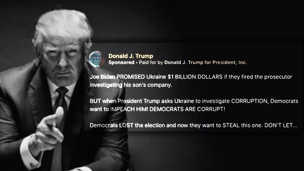 Trump y Warren publican anuncios falsos en Facebook y cambian el debate sobre “noticias” que no son reales
