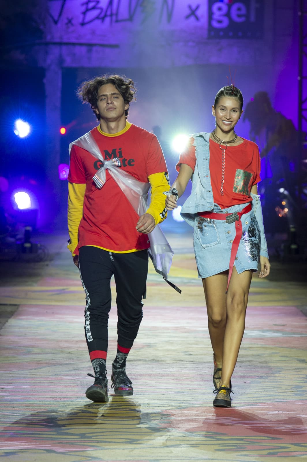 J Balvin presenta su colección de moda en Colombiamoda 2018.