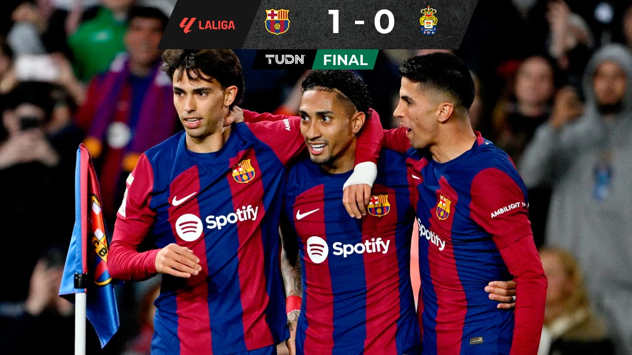 Barcelona vence a Las Palmas y llega enrachado ante el PSG en Champions