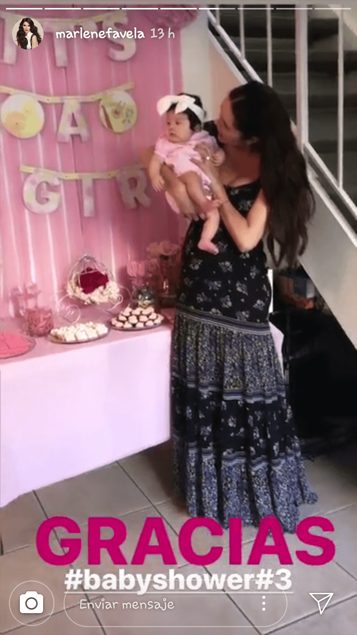 En sus historias de Instagram, Marlene compartió algunas imágenes de este evento y resaltó que el evento fue totalmente una sorpresa para ella.