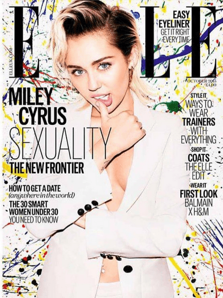 Meses más tarde, la cantante de 'Wrecking Ball' 
<b><a href="https://www.univision.com/musica/ahora-miley-se-declara-pansexual-fotos#7eb817a80000">reveló a la revista Elle que era pansexual</a></b>, cuando comenzó a salir con la modelo Stella Maxwell.