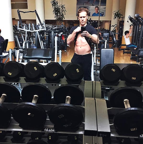 Aquí la prueba de que el gimnasio es parte importante de su vida.