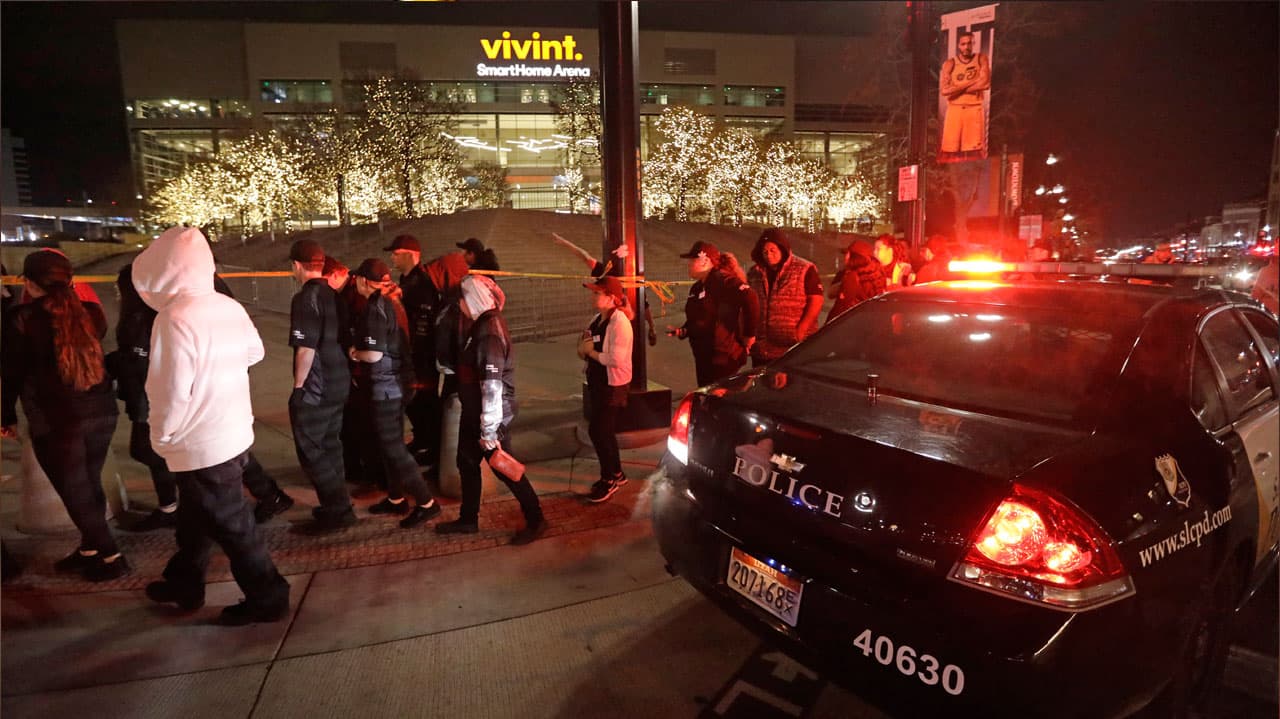 La arena de Utah Jazz fue evacuada por un paquete sospechoso
