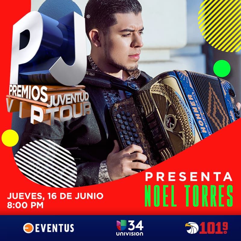 El cantante Noel Torres fue uno de los cantantes que encendieron el PJ VIP Tour de Los Ángeles.