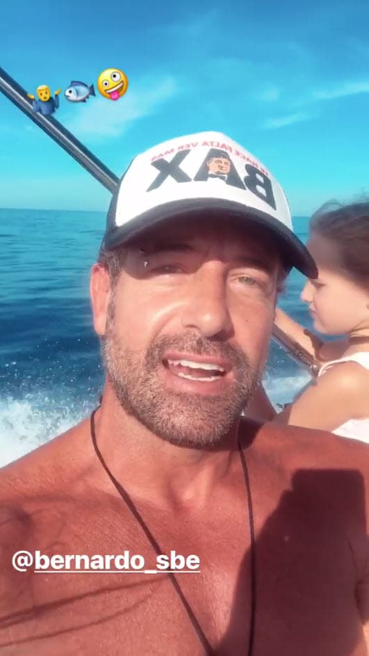 El actor se encuentra en Acapulco disfrutando de unos días en compañía de Elissa Marie, Alexa Miranda y su familia.