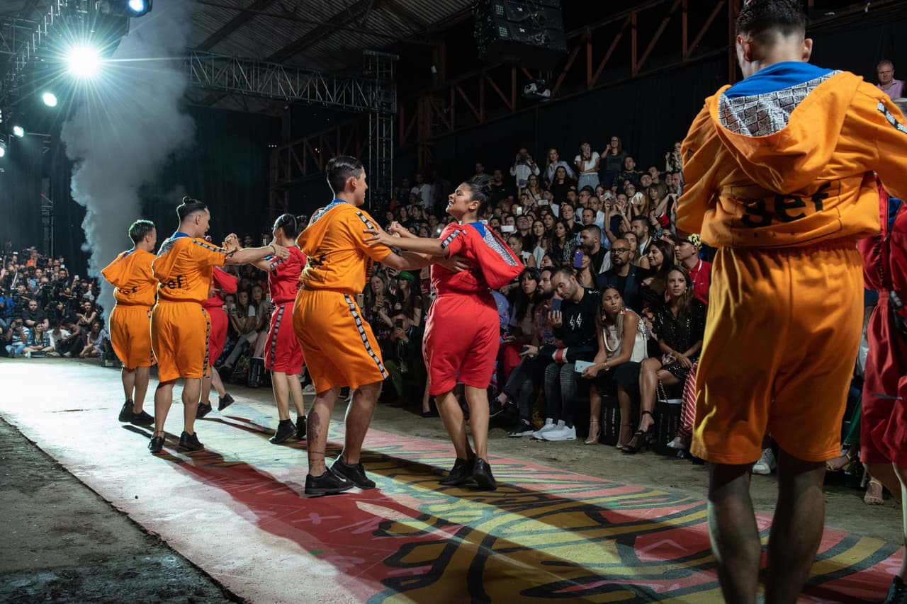 J Balvin presenta su colección de moda en Colombiamoda 2018.