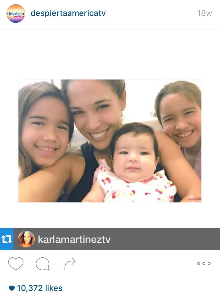 ¡Ternurita! ¿Quién recuerda esta foto, cuando Baby Giulietta pasó el día con su tía Karla y sus primas, Antonella y Michaella?