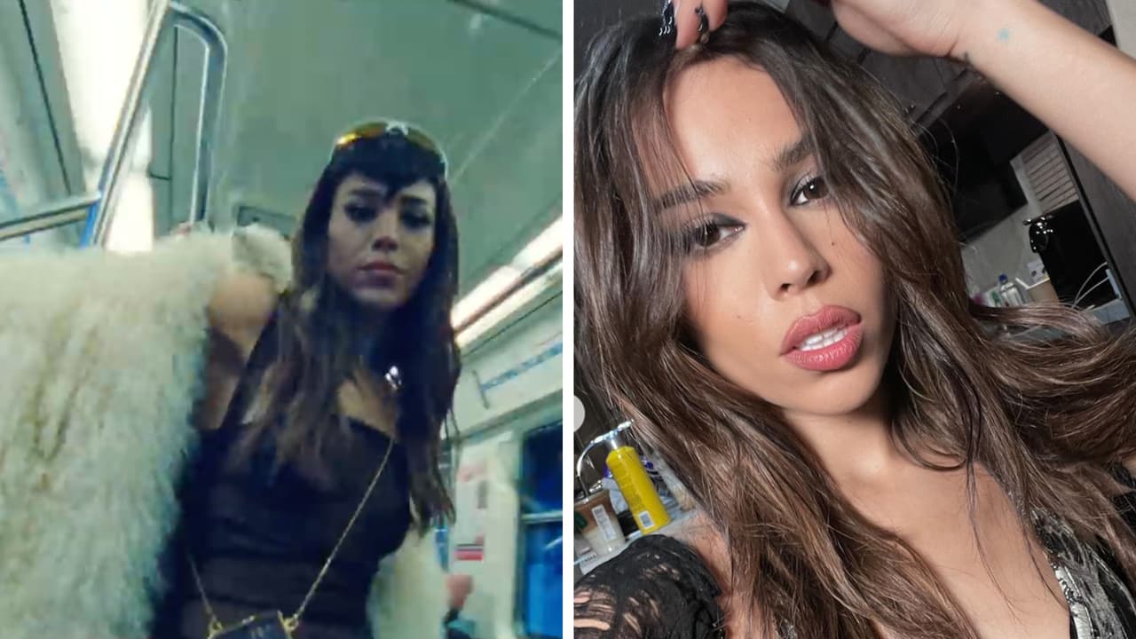 "Fue una experiencia extrema": Danna Paola confiesa que se subió al metro por primera vez