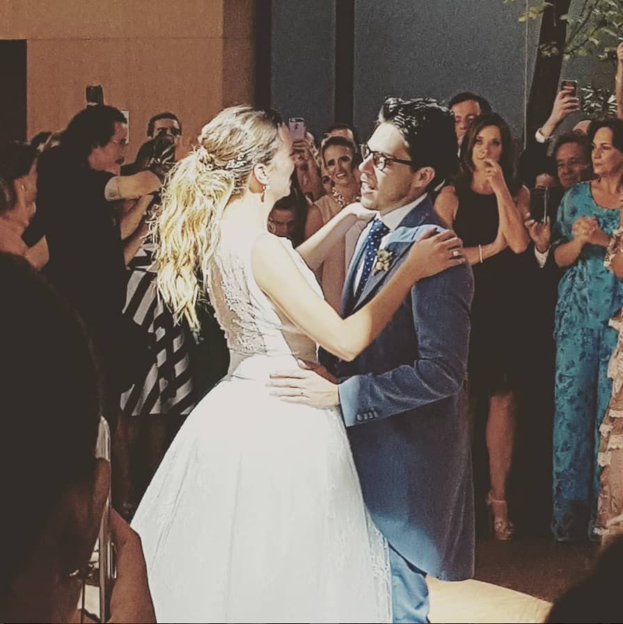 Regina Blandón y Roberto comenzaron su relación en 2014 y han tenido la oportunidad de trabajar juntos.