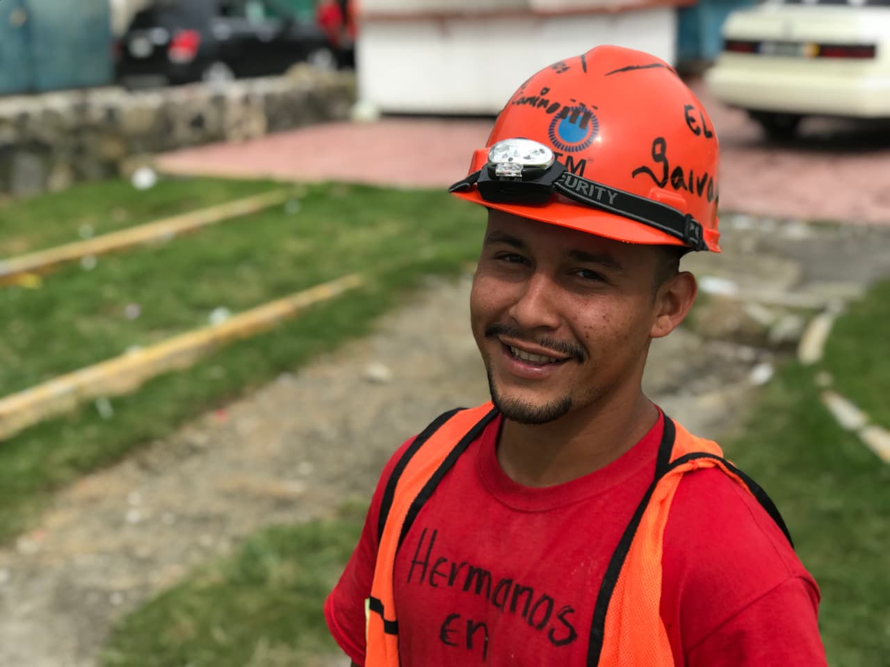 Cristian Geovanny Lejona Amaya, un migrante de San Salvador que va rumbo a EEUU.