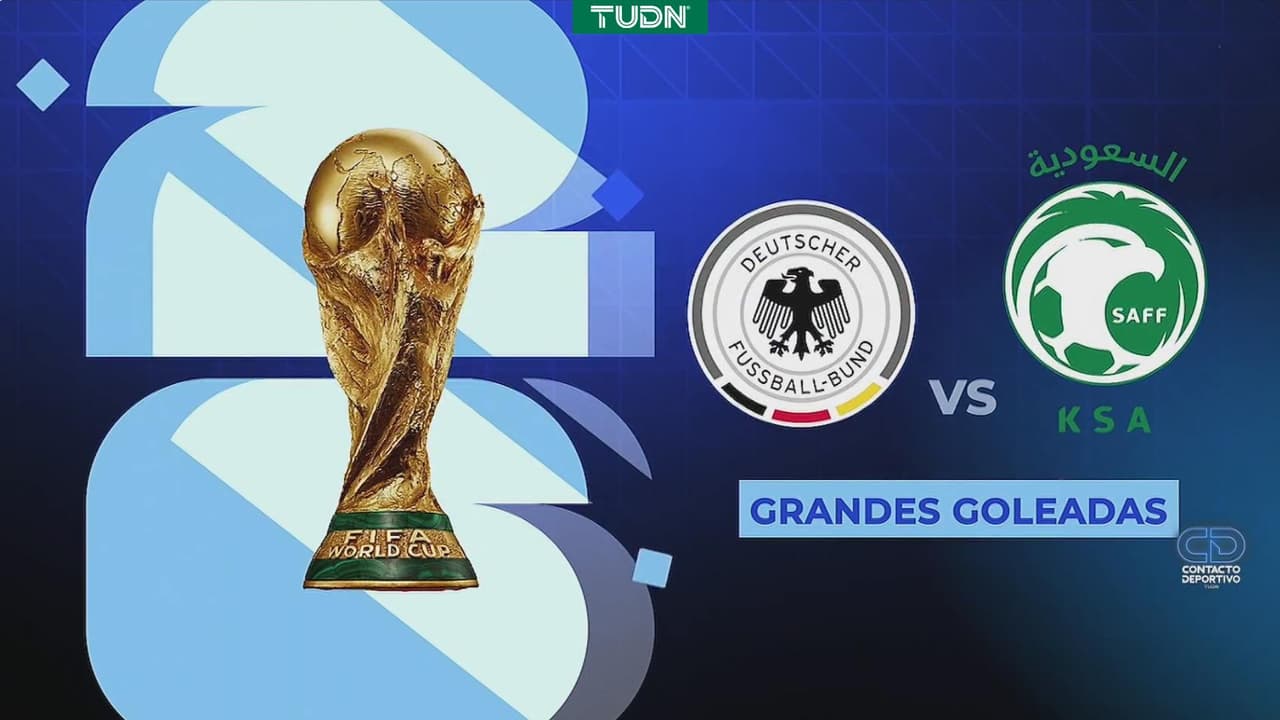 Historia de los Mundiales: Grandes goleadas, Alemania vs. Arabia Saudita