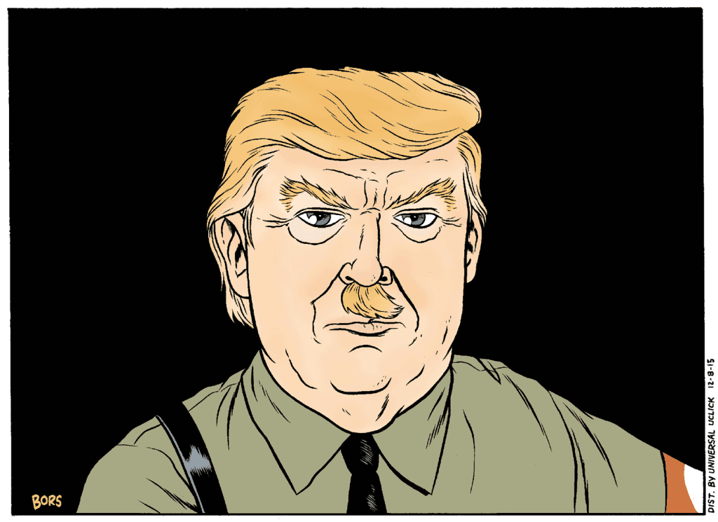 Los tinteros arden contra Donald Trump