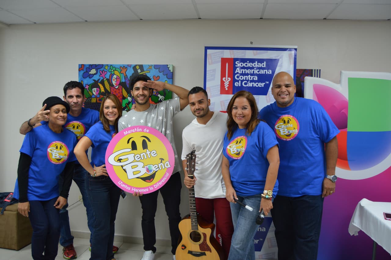 La séptima edición del Maratón de Gente Buena con una emotiva y colorida actividad para un grupo de pacientes de cáncer pediátrico y sus familiares. En el Mes de Concienciación del Cáncer Infantil, Univision Puerto Rico continuó la séptima edición del Maratón de Gente Buena con una emotiva y colorida actividad para un grupo de pacientes de cáncer pediátrico y sus familiares del Hogar Niños que Quieren Sonreír de la Sociedad Americana contra el Cáncer de Puerto Rico.