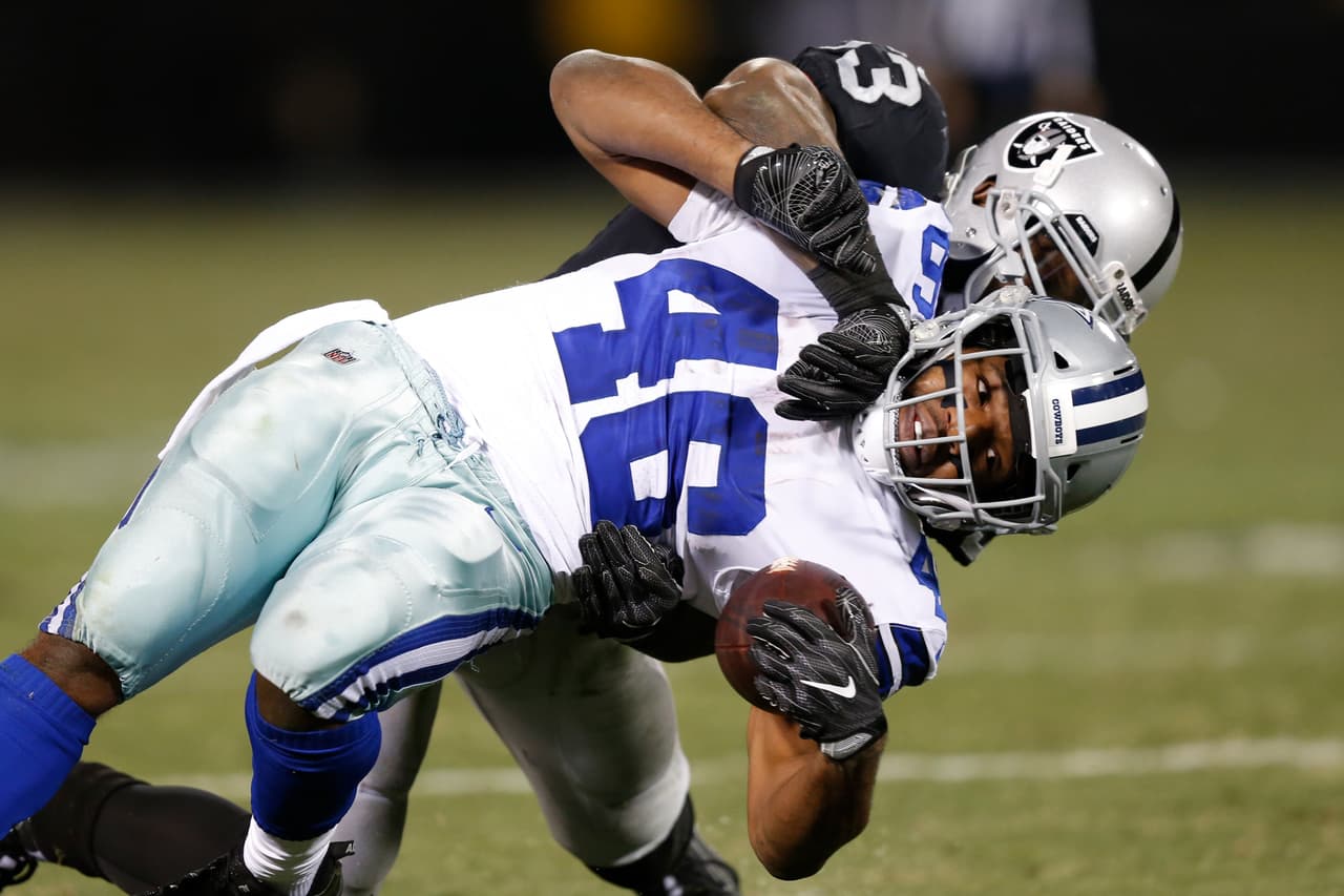 Alfred Morris fue el mejor corredor de los Cowboys tras sumar 61 yardas en 16 acarreos.