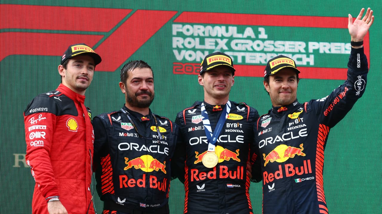 ¡Regresa al podio! 'Checo' Pérez finaliza tercero en el GP de Austria