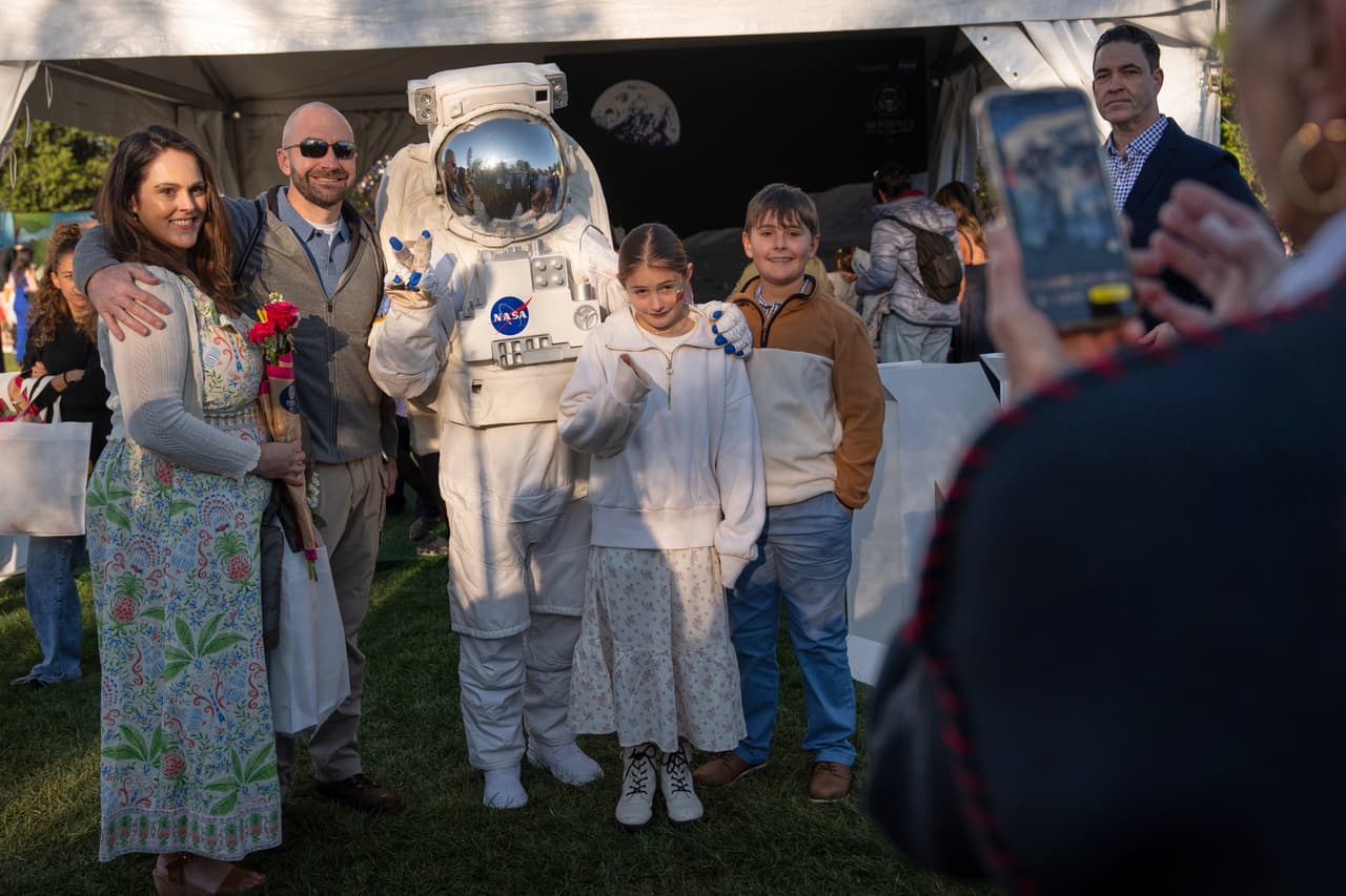 También hubo una estación espacial cortesía de la NASA. Módulos de IA y más actividades que chicos y grandes pudieron disfrutar.