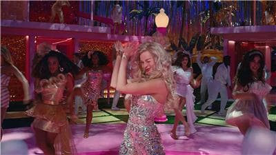 Una imagen de la película "Barbie".
