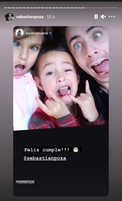 Su padre, el actor 
<b>Jorge Poza</b>, no compartió en redes sociales alguna felicitación o mensaje, sin embargo, su amigo, el músico Jay de la Cueva no perdió oportunidad de decirle feliz cumpleaños.