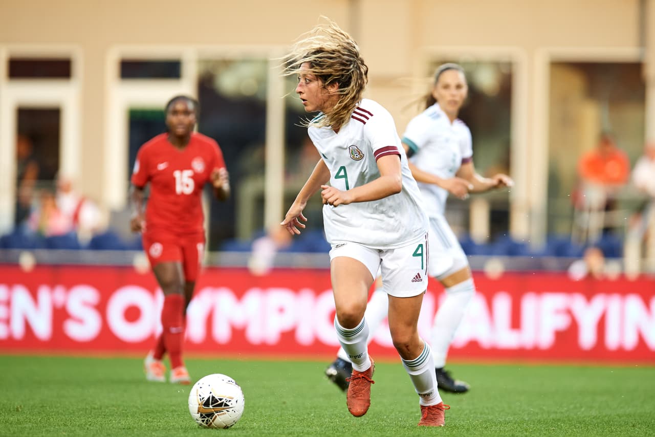 Con goles de Christine Sinclair y Shelina Zardorsky, Canadá le gana a México y asegura el liderato del grupo B.