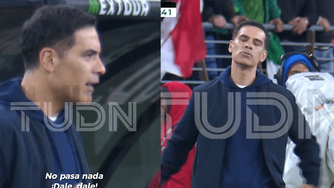 ¡Rafa Márquez, molesto por el gol que Colombia le marca a México!