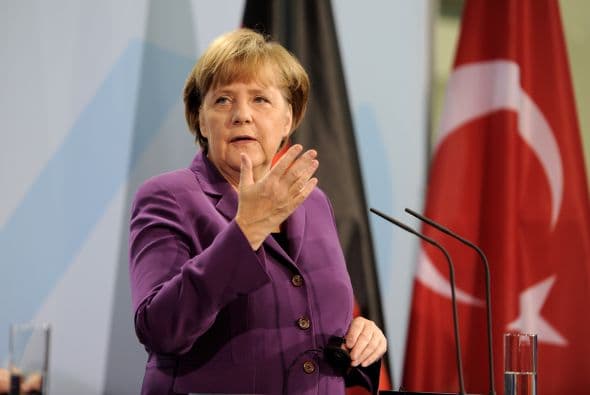 4. ANGELA MERKEL- La canciller de Alemania ocupa la cuarta posición y es la primer mujer en este ranking.