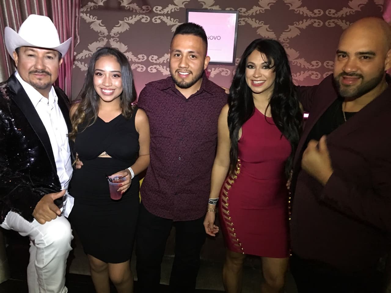 Desde San Antonio también llegaron seguidores para la fiesta.