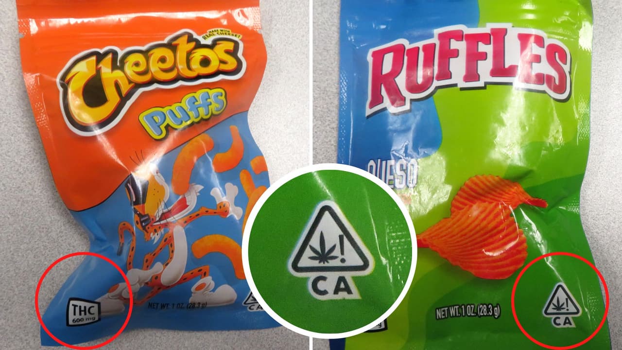 Decomisan en Keller bolsas de papitas con gomitas de THC, derivado de marihuana