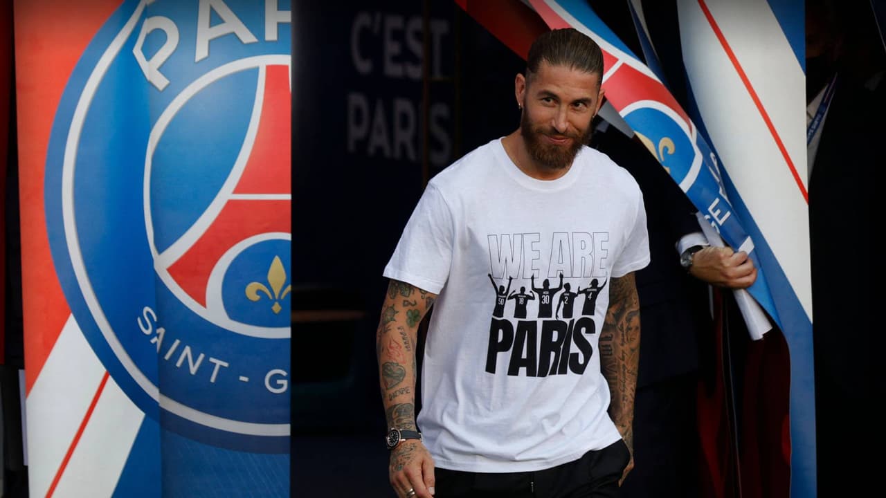 Sergio Ramos aún no se estrena en un partido con el PSG a donde llegó hace más de cuatro meses.