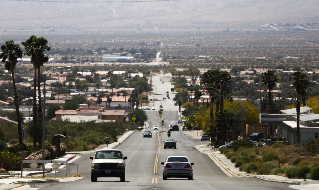 El calor afectará zonas como Desert Hot Springs en California.