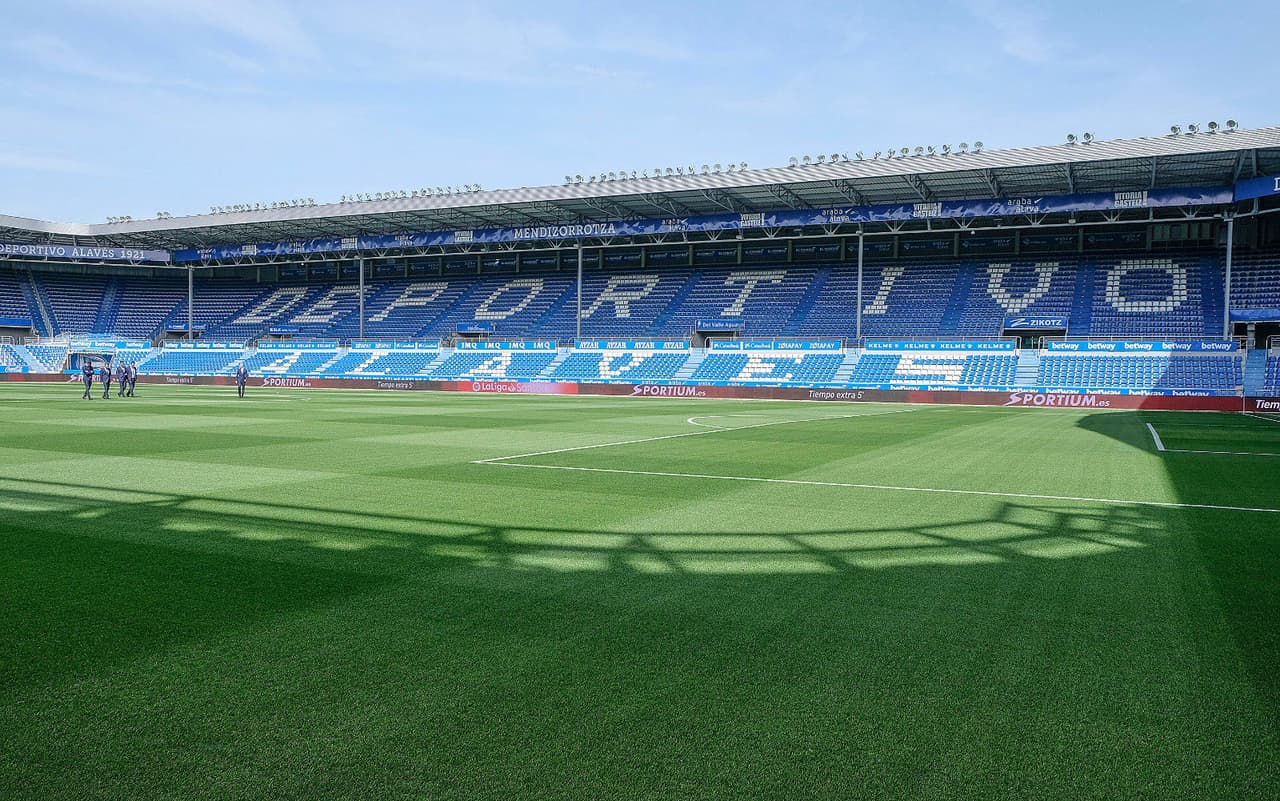 El Estadio del Alavés previo al partido.
