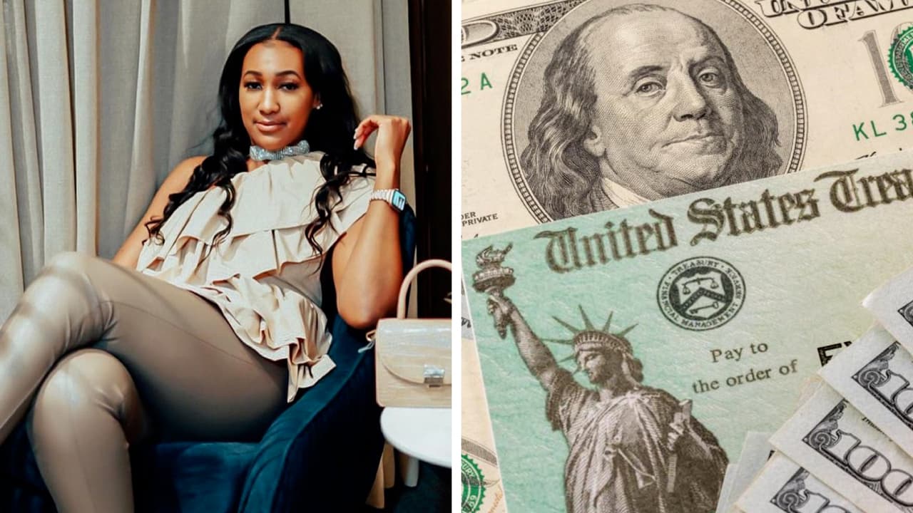 De desempleada a millonaria y ahora autora con el cheque de estímulo económico