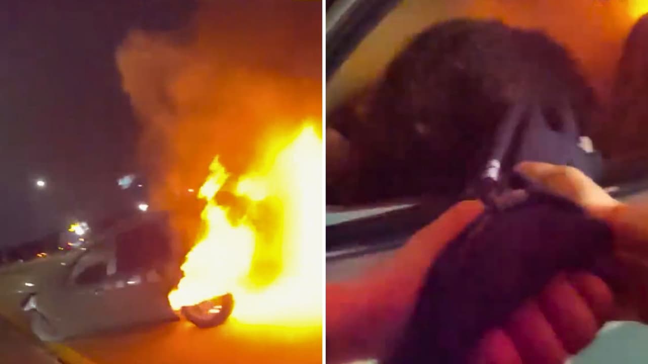 <h3 class="cms-H3-H3">Una decisión, un segundo</h3> La policía
<b>no dio el nombre de la conductora ni del oficial</b>. Tampoco su estado ni los resultados de la investigación. Pero sí dejó claro el mensaje:
<b>una sola decisión puede cambiarlo todo.</b>
<br>En este caso,
<b>la diferencia entre la vida y la muerte fue un reflejo humano.</b>