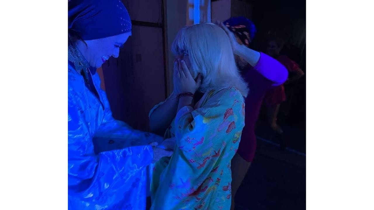 Lucero Mijares usó un look rubio para una obra de teatro