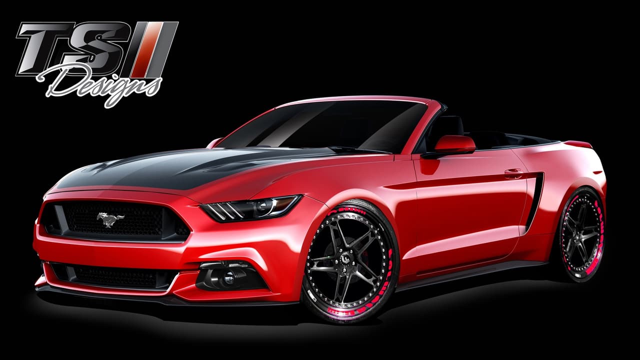 El Ford Mustang por TS Design cuenta con unos masivos guardafangos traseros que hacen que el pony car de Ford luzca aún mejor.