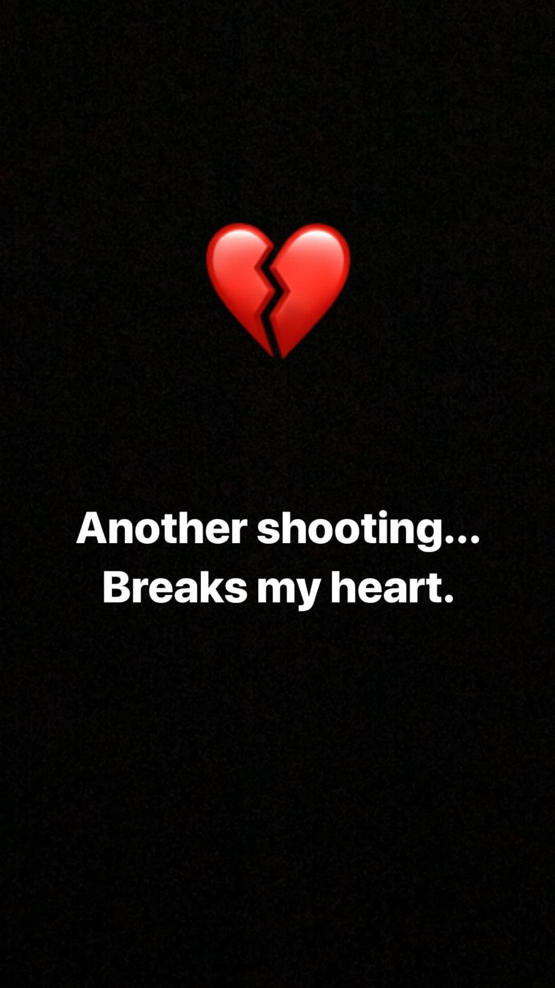 "Otro tiroteo... me rompe el corazón", escribió la hija mayor de Jenni Rivera en sus historias de Instagram.