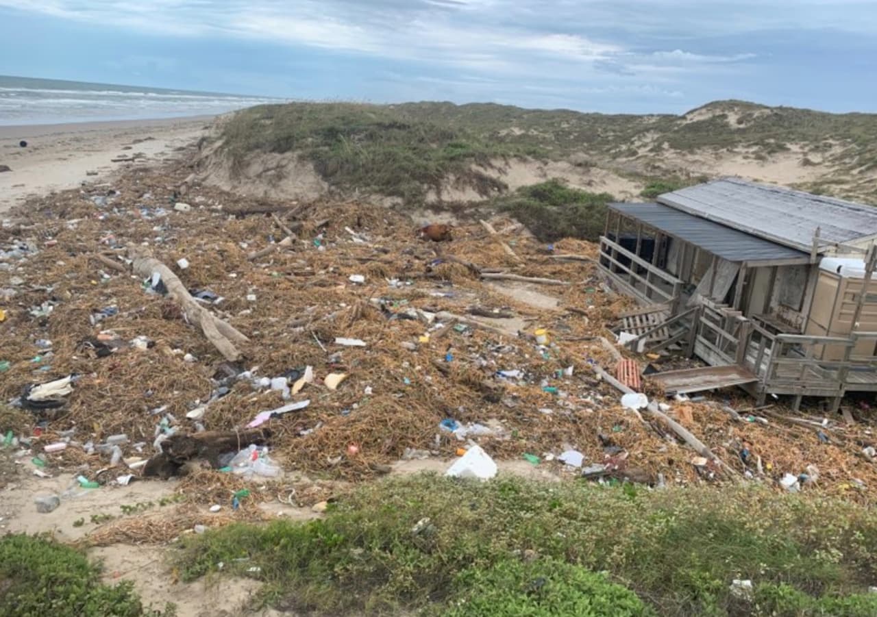 Padre Island pudiera abrir en dos semanas tras los estragos que causó el huracán Hanna
