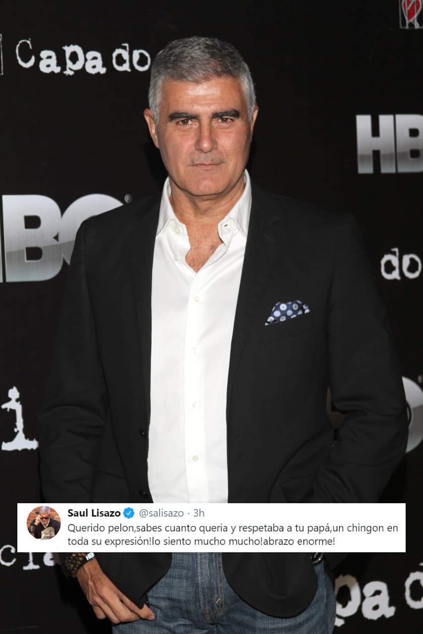 El argentino 
<b>Saúl Lisazo</b> también externó su tristeza por la muerte del actor.