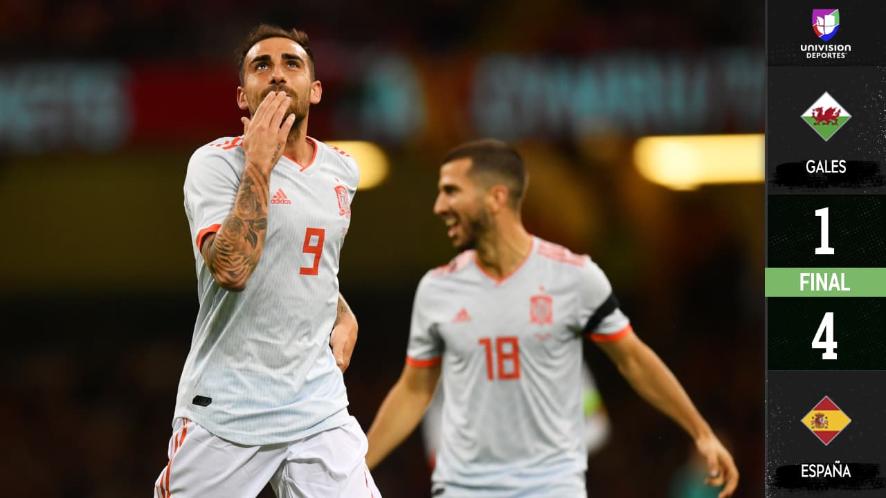 España impuso su jerarquía y goleó a Gales sin Gareth Bale