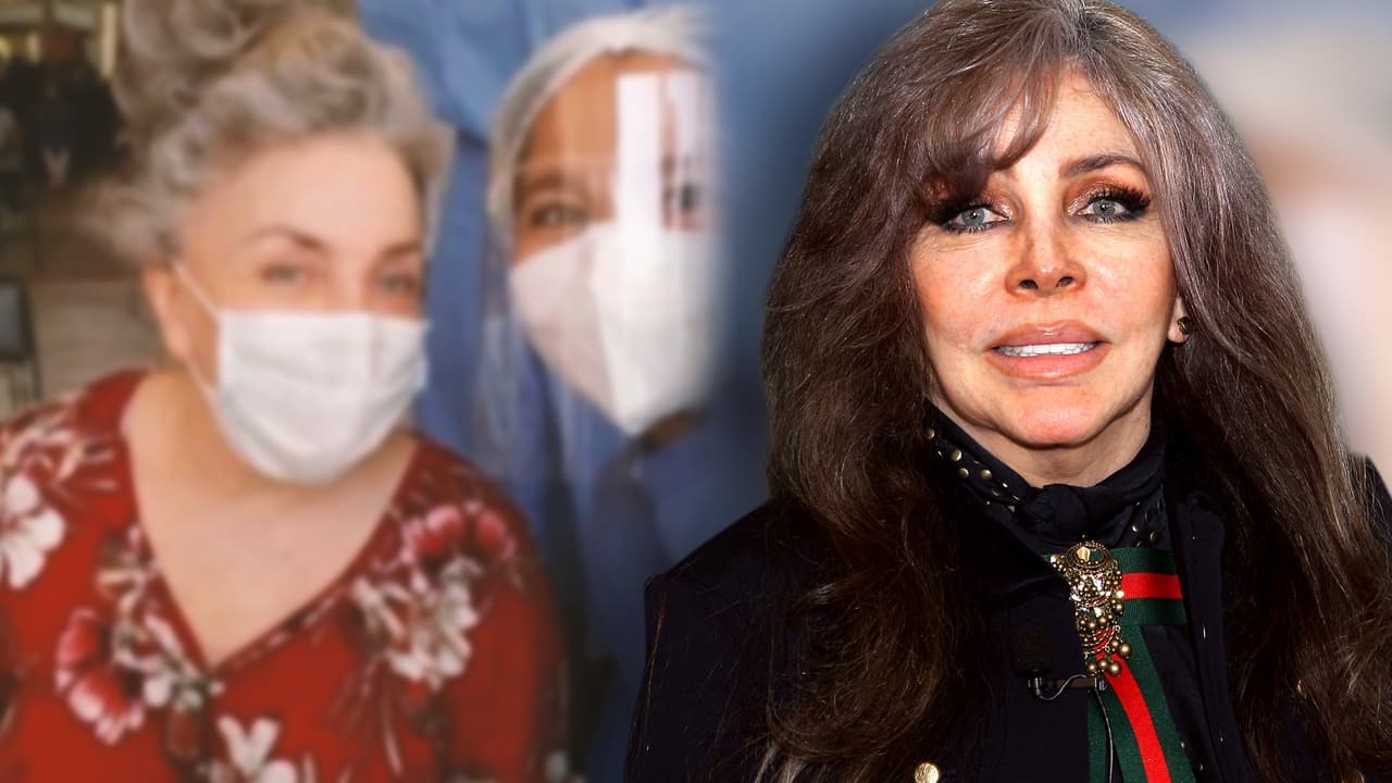 Verónica Castro se vacunó y provocó sensación luciendo sus canas 