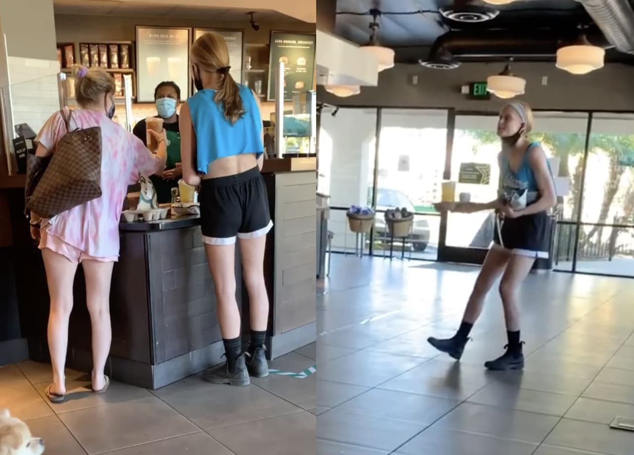 Seguidora de Trump arremete contra empleada de Starbucks cuando le pidió que usara una mascarilla