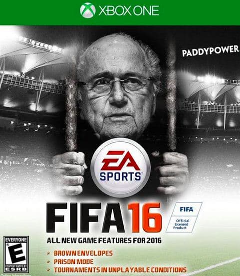 Parodias del presidente de la FIFA por acusaciones de corrupción.